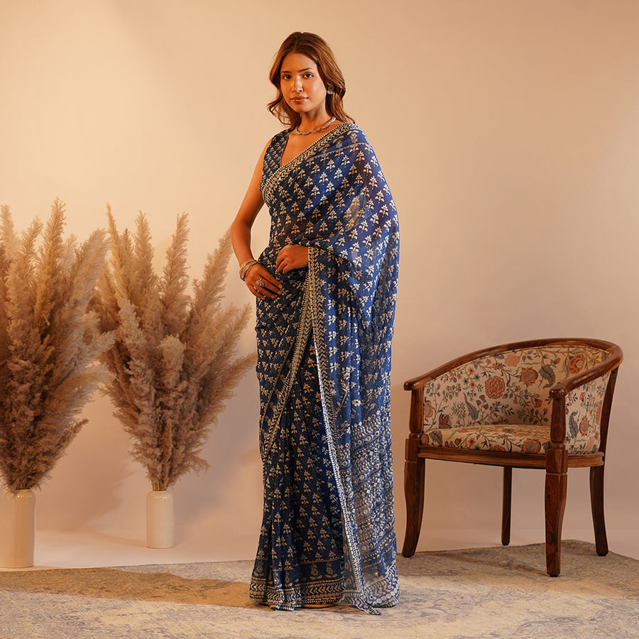 Niraa Katdana Mirror Saree