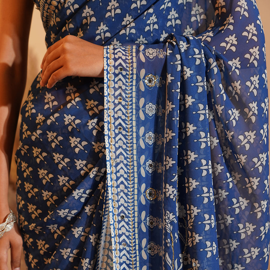Niraa Katdana Mirror Saree