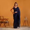 The Twilight Shimmer - Georgette Saree
