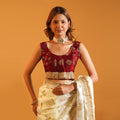 Zari & Glint Space Silk Saree