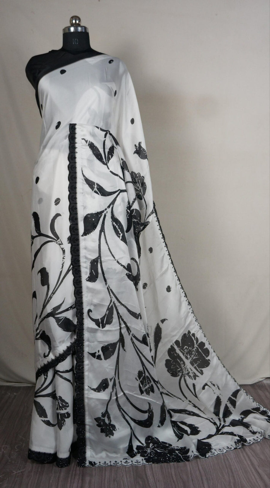 The Midnight Flora - Luxe Satin Drape