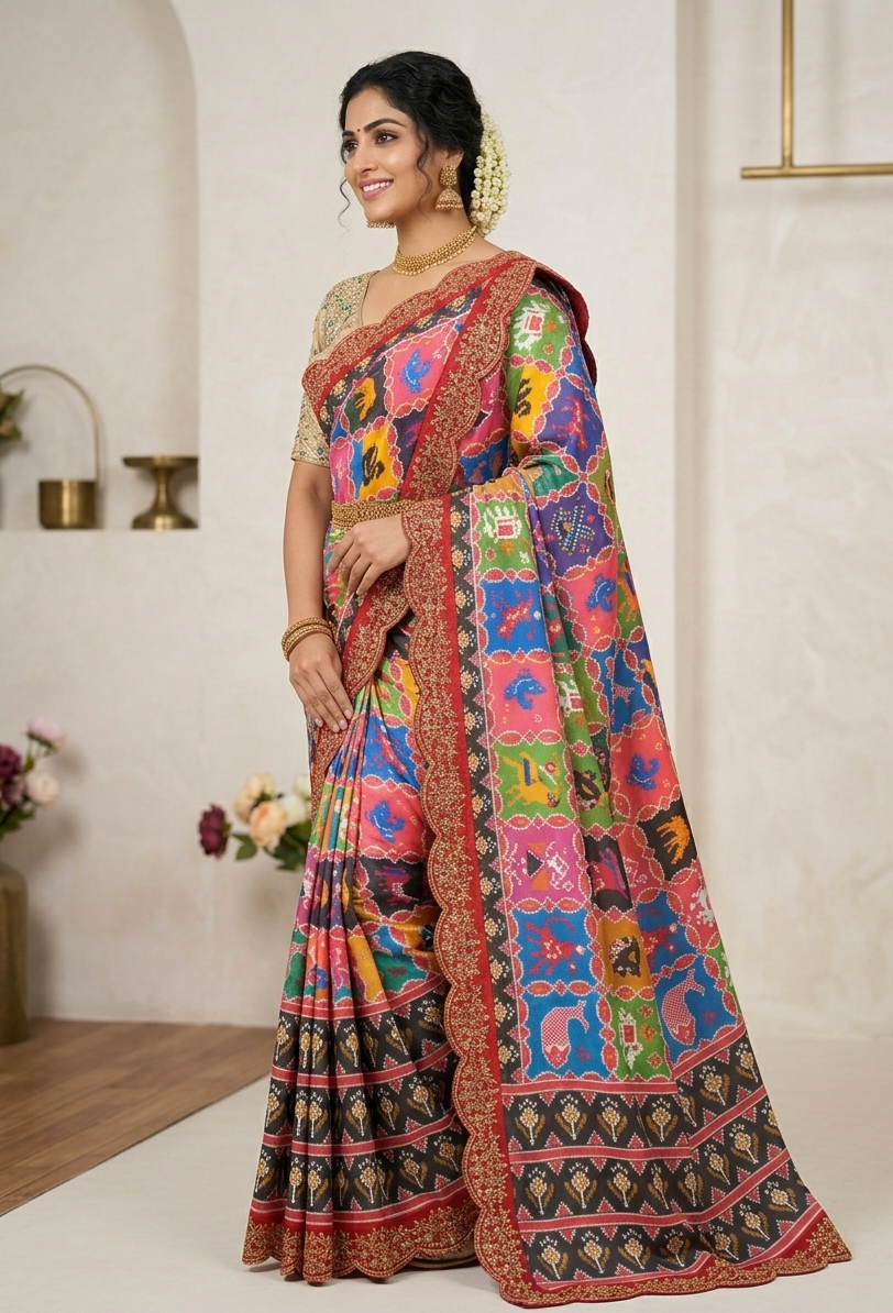 The Shilpa-Inspired Patola, Georgette Saree