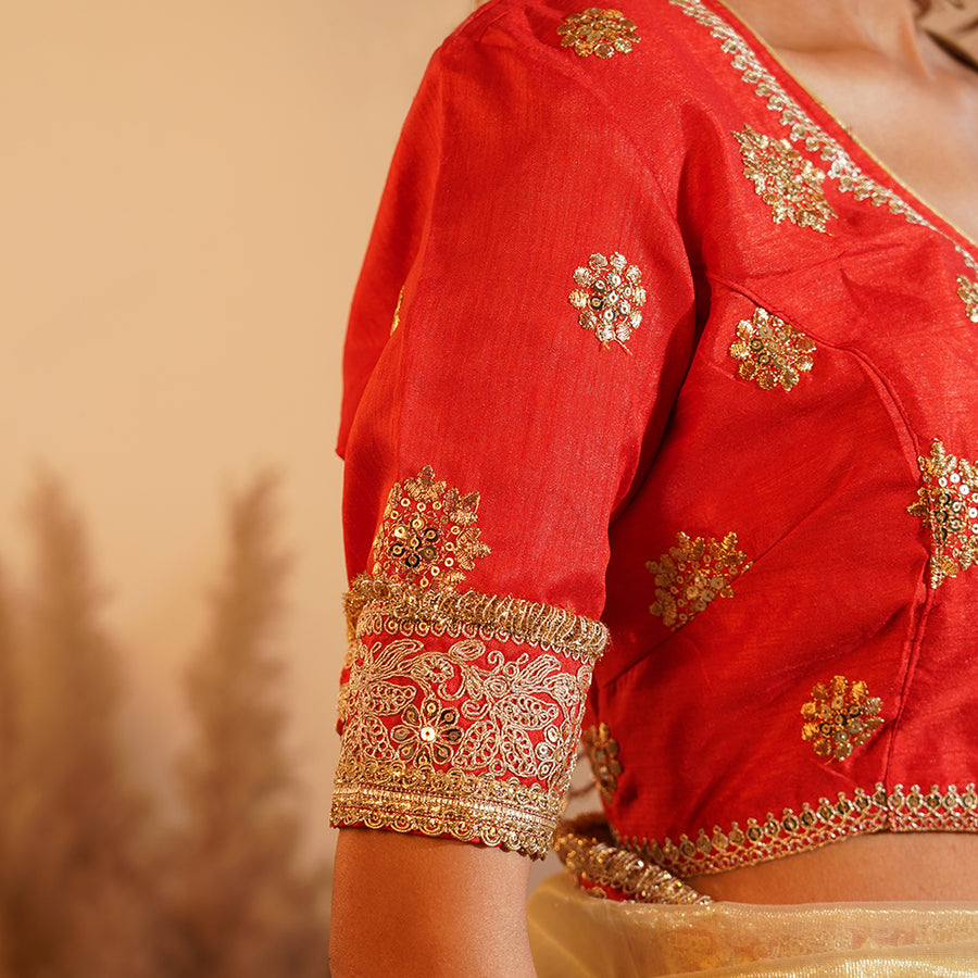 The Shadi Mubarak - Heavy Soft Twill Net Saree
