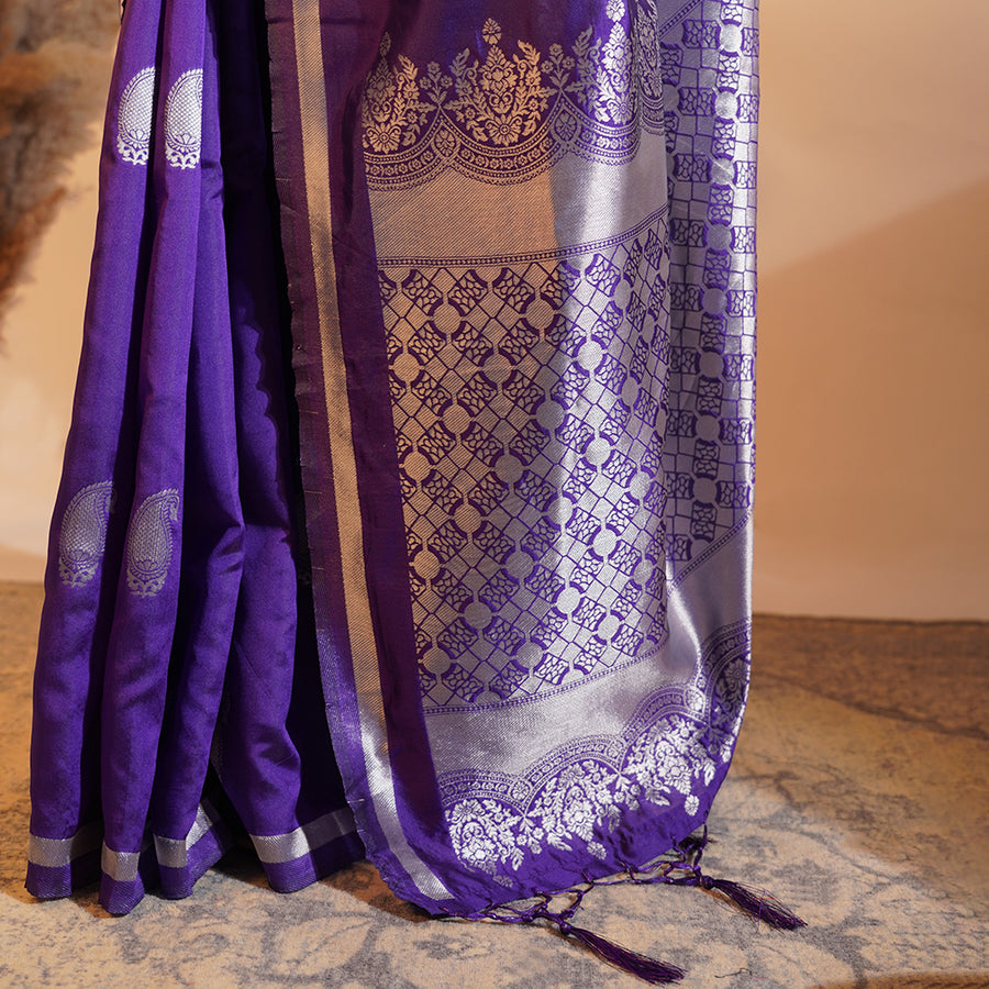 The Purple Palki - Silk Saree