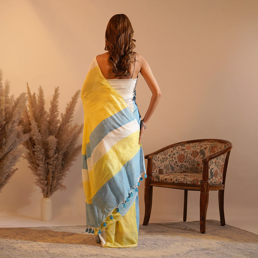 Sunshine Breeze Khadi Cotton Saree