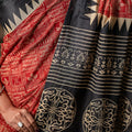 Mantra-Sutra - Artisan Block-Printed Cotton Saree