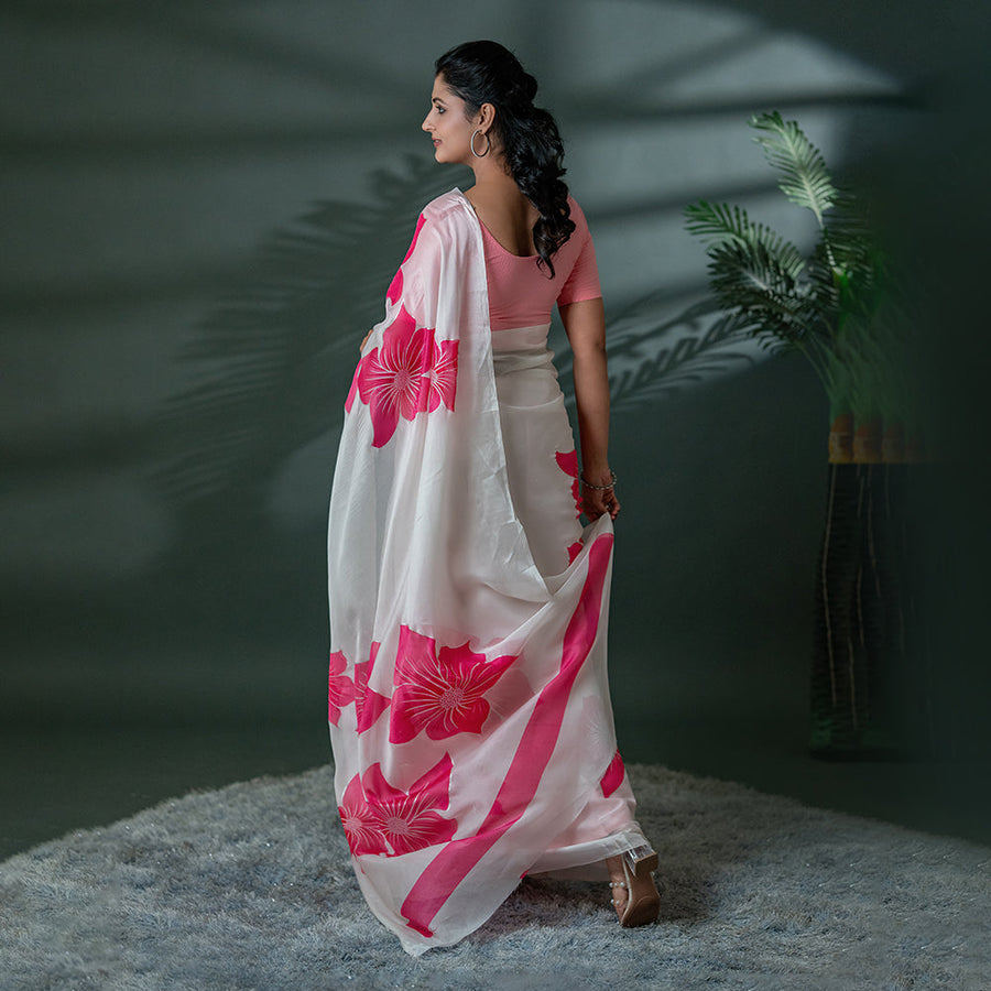 Rang-Rasm - Organza Saree