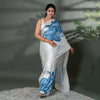 The Ethereal Bloom - Luxe Japan Satin Saree