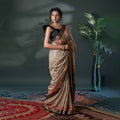 Vintage Circular Charm - Soft Silk Saree