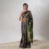 The Boho-Chic Batik - Soft Silk Fusion Saree