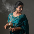 The Suvarna Mrig - Embellished Barasingha Space Silk Saree