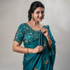 The Suvarna Mrig - Embellished Barasingha Space Silk Saree