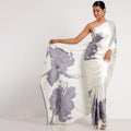 The Ethereal Bloom - Luxe Japan Satin Saree