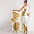 The Ethereal Bloom - Luxe Japan Satin Saree