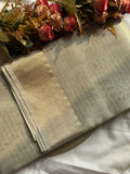 Sage &amp; Gold Chanderi Saree