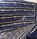 The Indigo Rhythm - Contemporary Dabu Printed Cotton Saree