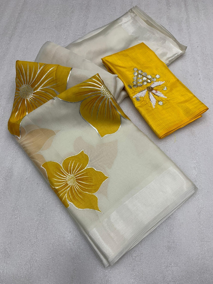 Rang-Rasm - Organza Saree