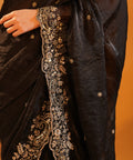 Kohl & Gold - Sequins Embroidered Saree with Designer Blouse