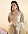 Ivory Radiance - Jimmy Choo Saree