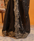 Kohl & Gold - Sequins Embroidered Saree with Designer Blouse