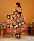 Rang Rekha - Hand Block Printed Mul Cotton Saree