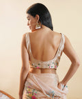 The Blooming Meadow - Chiffon Silk Saree