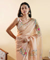 The Blooming Meadow - Chiffon Silk Saree