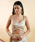 Ivory Radiance - Jimmy Choo Saree